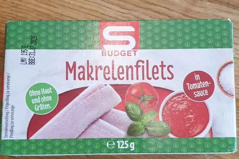 Makrelen-Filets in Tomatensauce