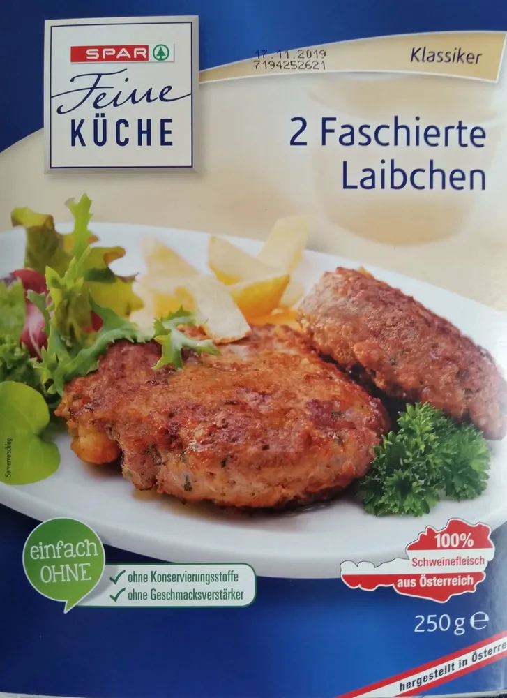 2 Faschierte Laibchen