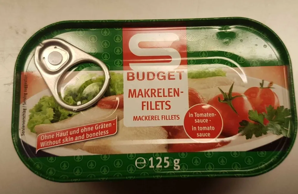 Makrelen-Filets in Tomatensauce