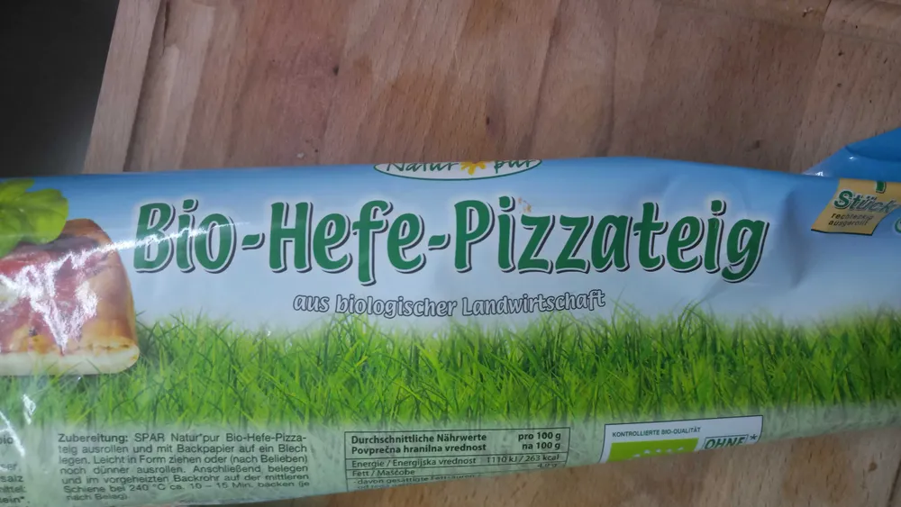 Bio-Hefe-Pizzateig