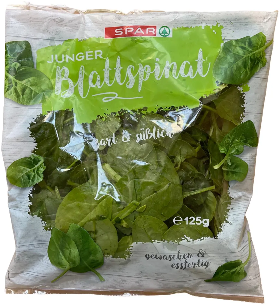 Junger Blattspinat
