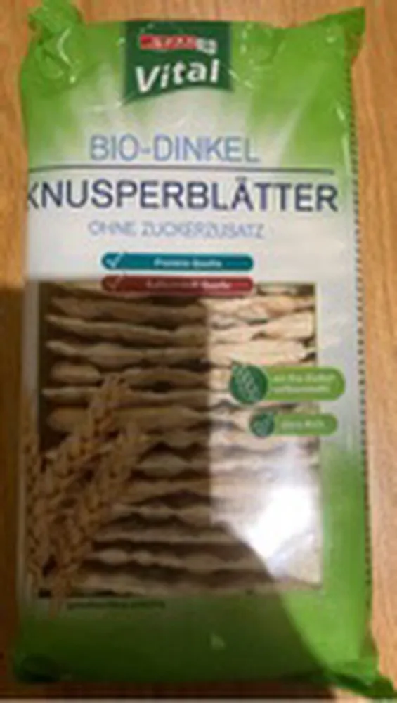 Bio Dinkel Knusperblätter