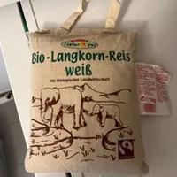 Bio-Langkorn-Reis weiß