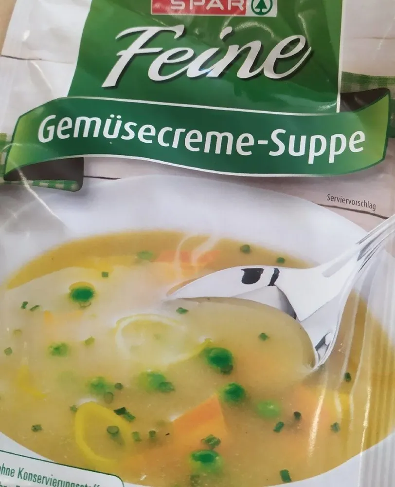Gemüsecreme-Suppe
