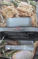 Knäckebrot-Vollkorn-Snack Rosmarin und Meersalz