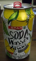 Soda Wasser Zitrone