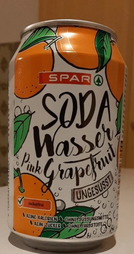 Soda Wasser Pink Grapefruit
