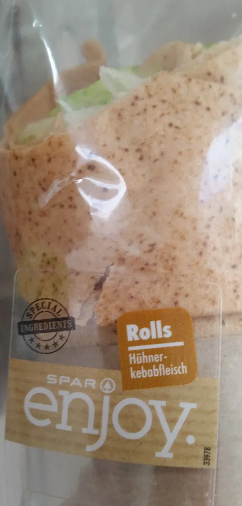 Rolls Hühnerkebapfleisch
