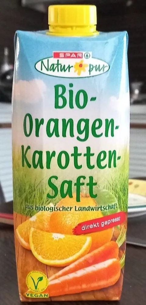 Bio orangen karotten saft