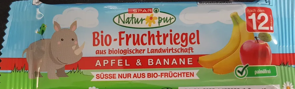 Bio Fruchtriegel Apfel & Banane