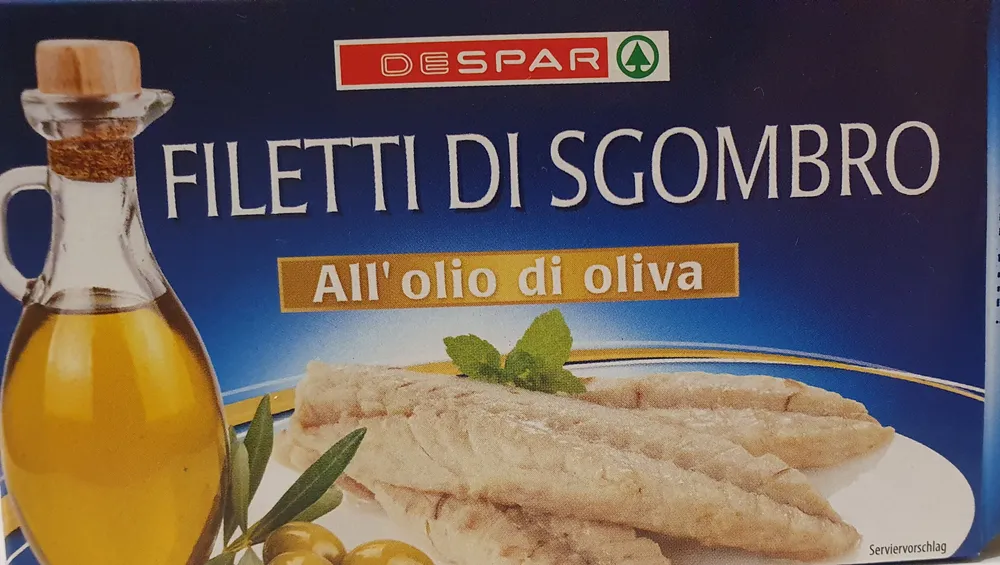 Filleti di sgombro all' olio di oliva