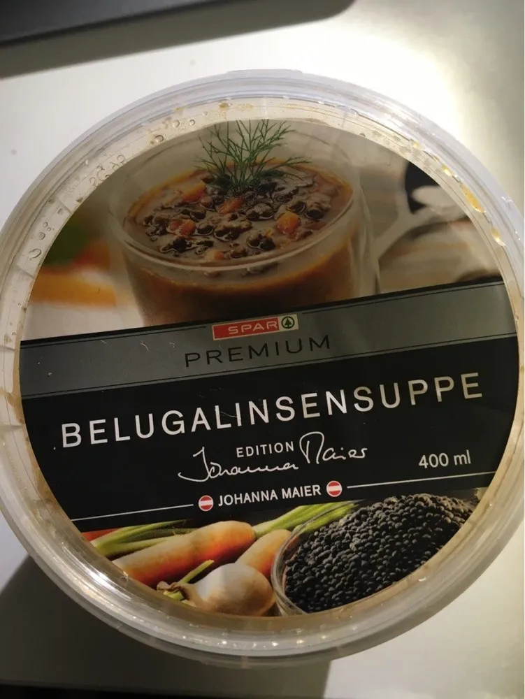 Belugalinsensuppe