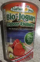 Bio-jogurt erdbeer-rhabarber