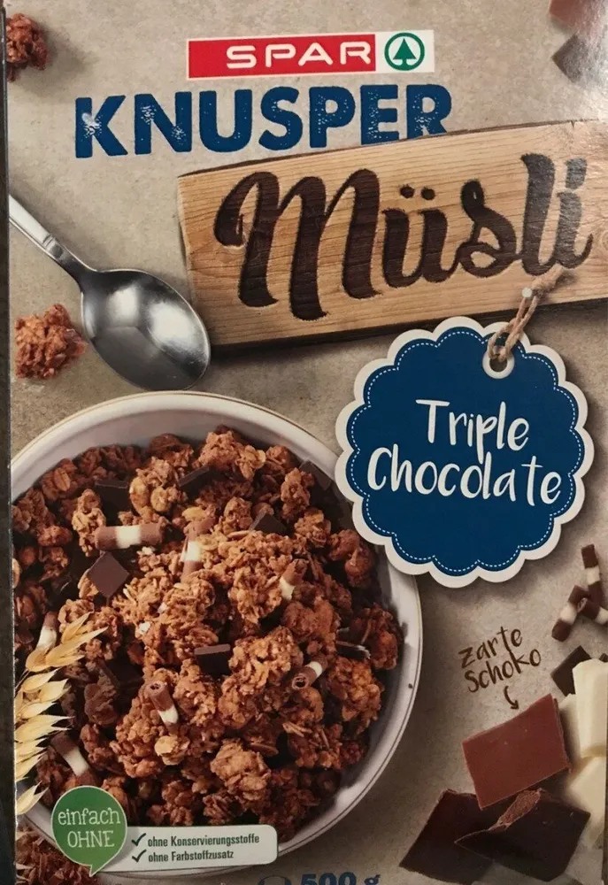 Knusper Müsli Triple Chocolate