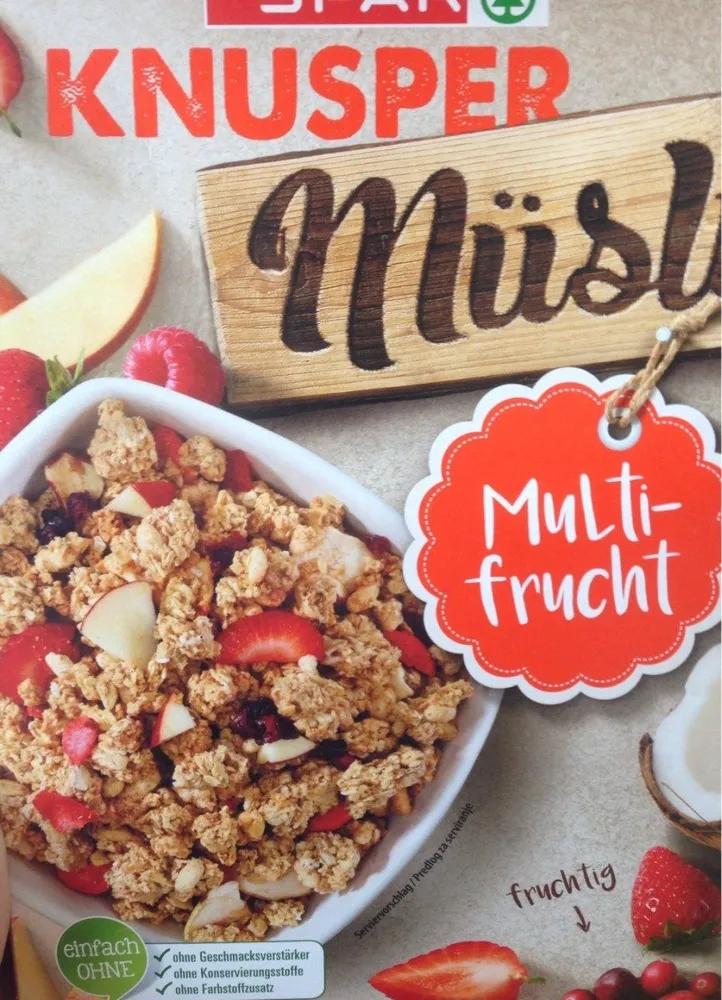 Knuspermüsli Multifrucht
