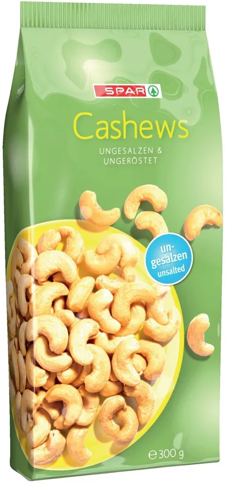 Cashews ungesalzen & ungeröstet