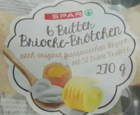 6 butter Brioche-Brötchen