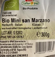 Mini San Marzano Tomaten