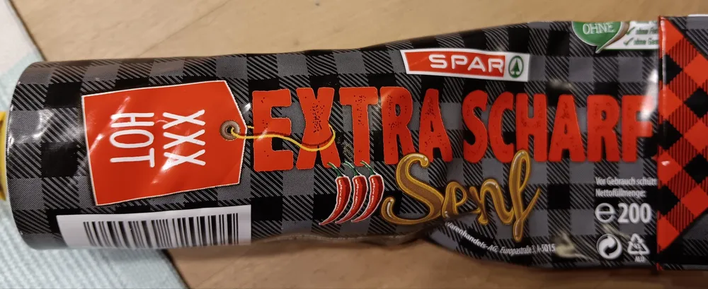 Senf extra scharf