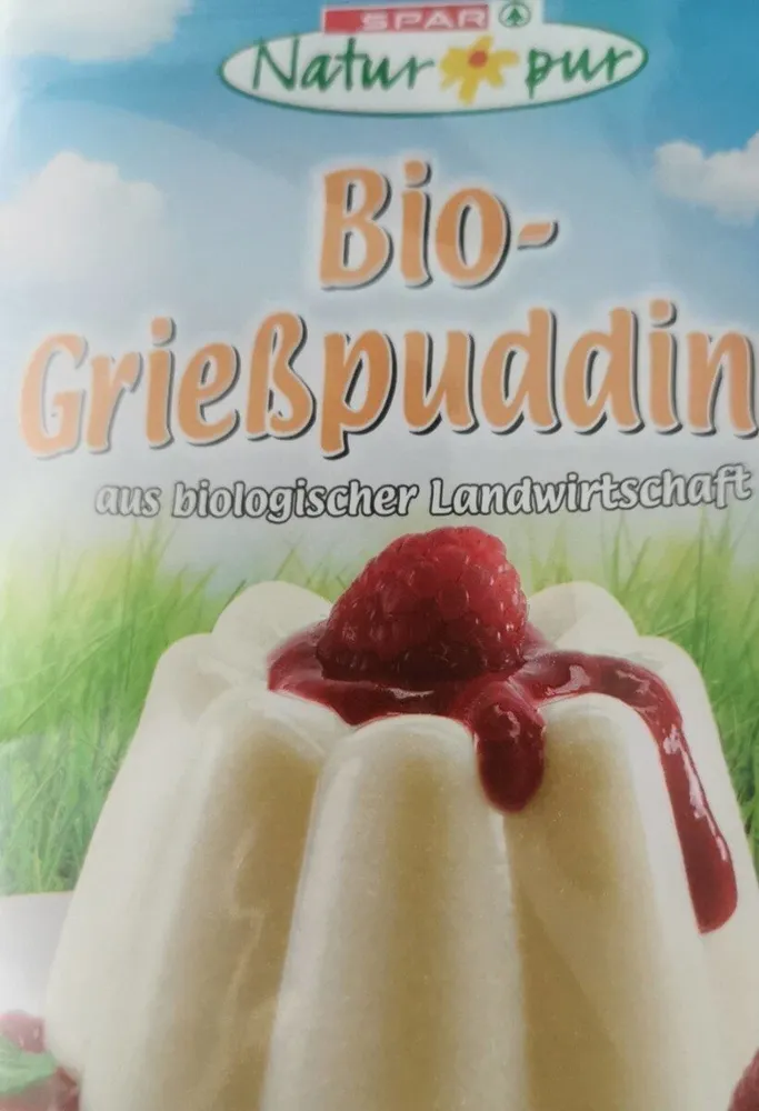 Bio Grießpudding