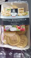 Ravioli mozzarella mit tomaten  basilikum