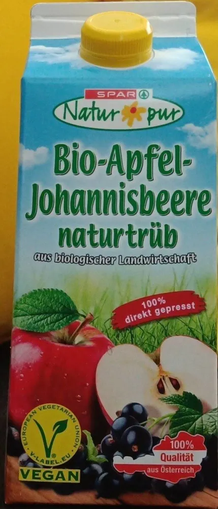 Bio-Apfel-Johannisbeere naturtrub