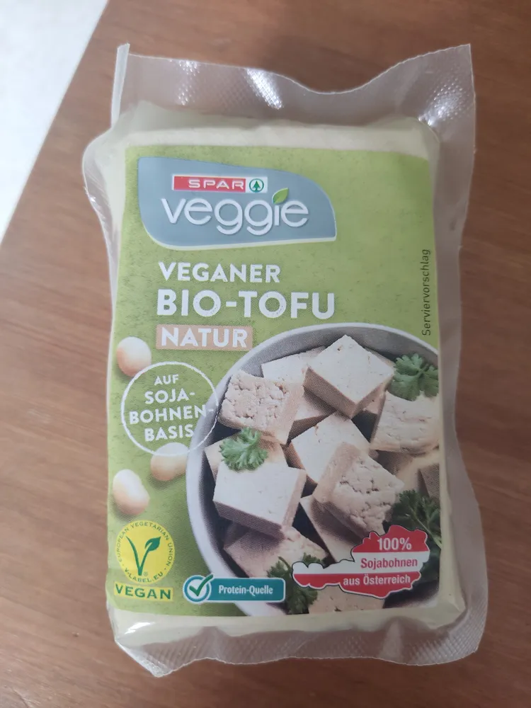 Veganer Bio-Tofu natur