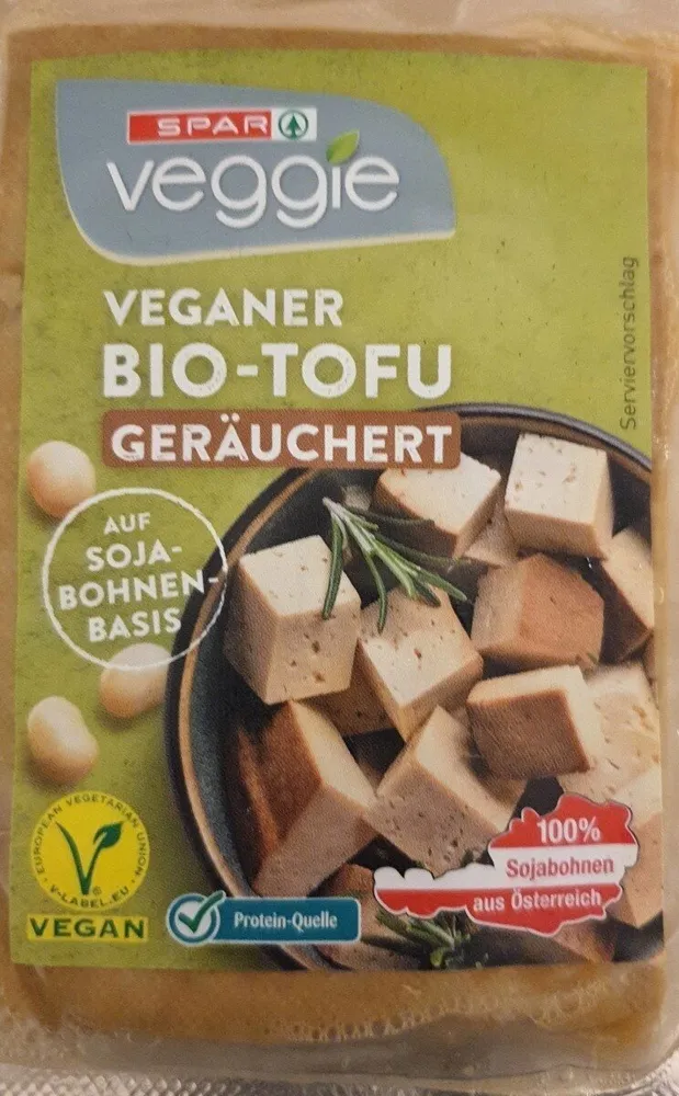 Veganer Bio-Tofu geräuchert