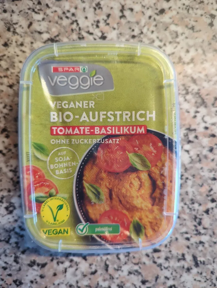 Veganer Bio-Aufstrich Tomate-Basilikum