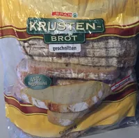 Krusten brot geschnitten