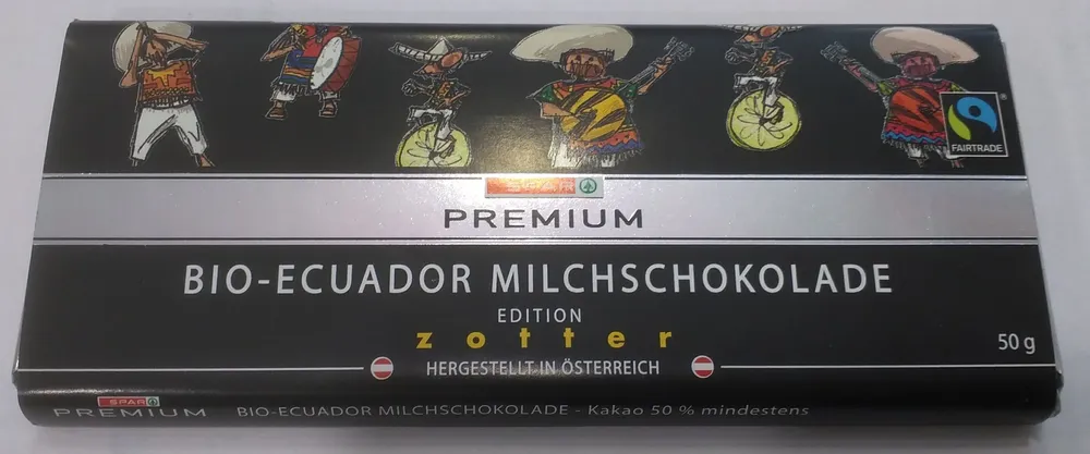 Bio-Ecuador Milchschokolade