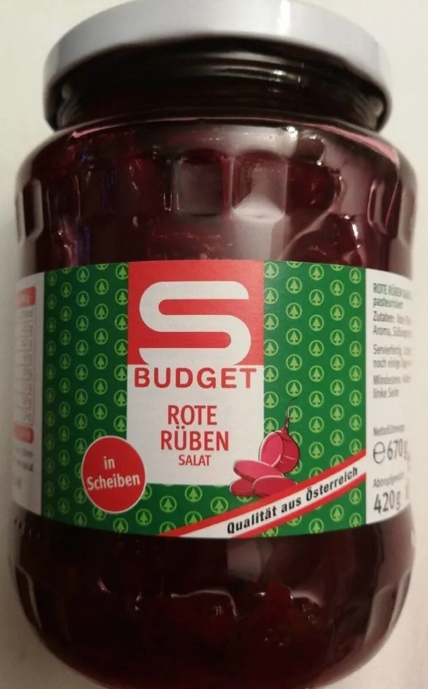 Rote-Rüben-Salat in Scheiben