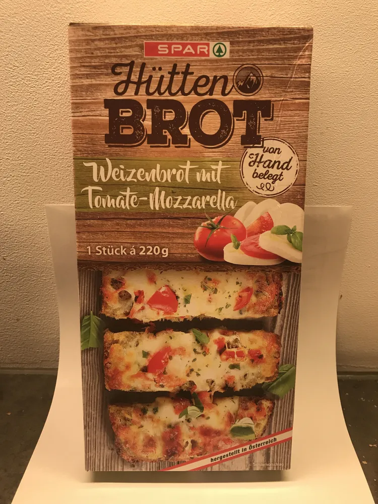 Hüttenbrot - Weizenbrot mit Tomate-Mozzarella