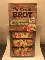 Hüttenbrot - Weizenbrot mit Tomate-Mozzarella