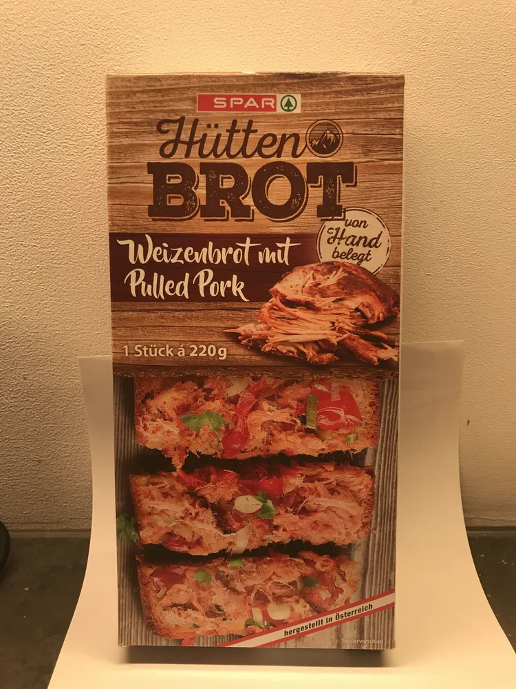 Hüttenbrot - Weizenbrot mit Pulled Pork