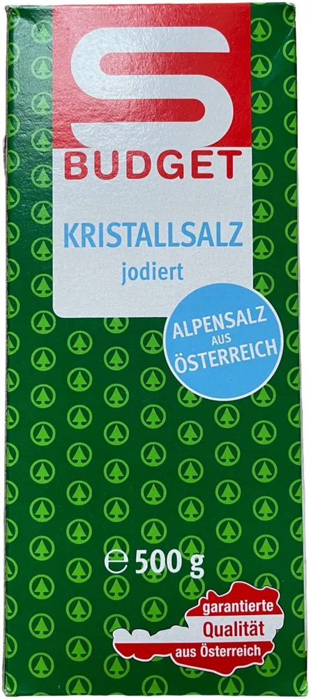 Kristallsalz jodiert
