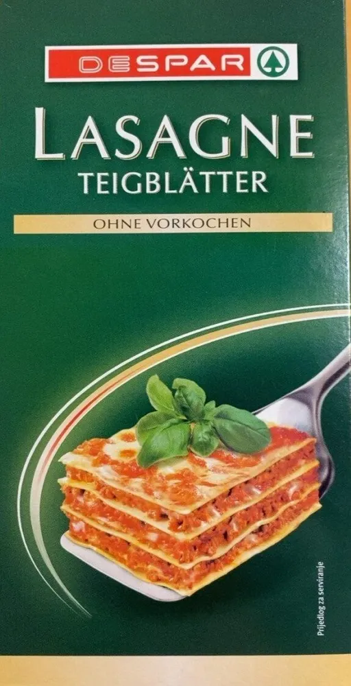 Lasagneblätter