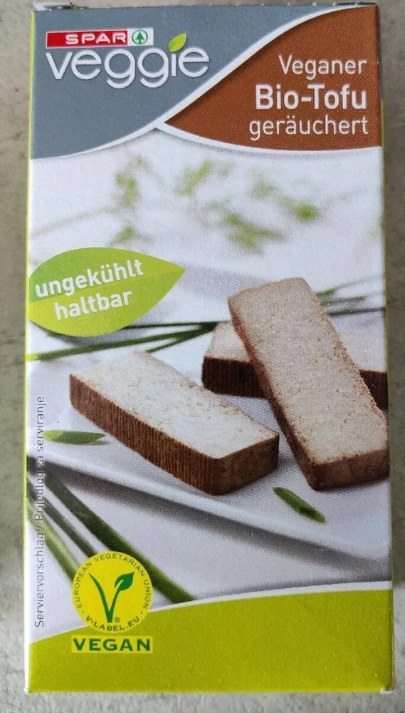 Veganer Bio-Tofu geräuchert