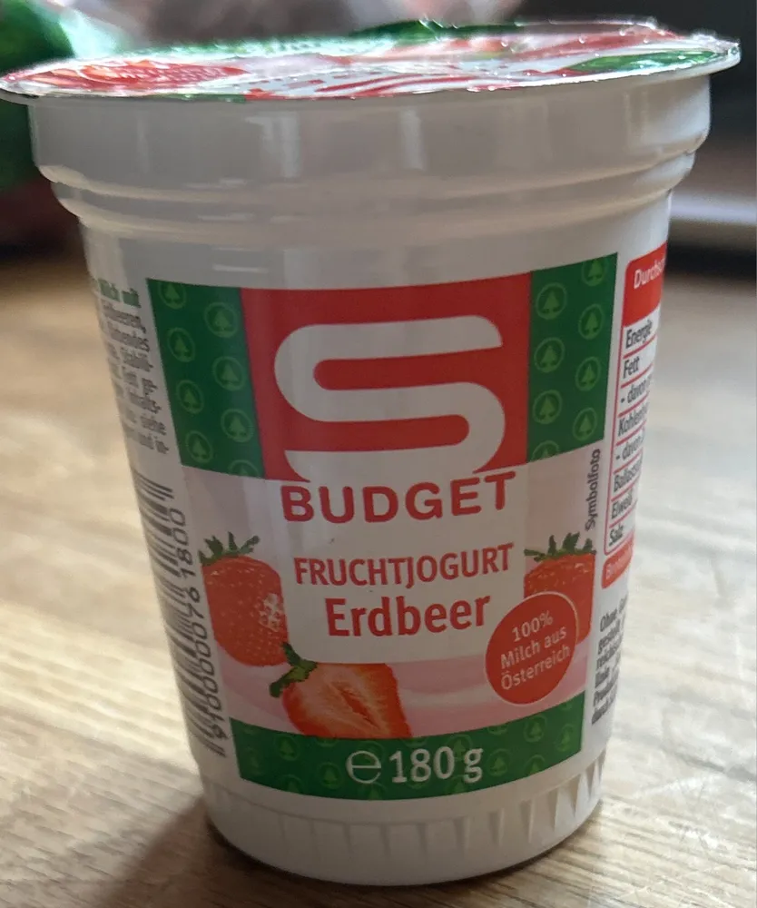 Fruchtjogurt Erdbeer