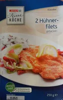 2 Hühnerfilets paniert