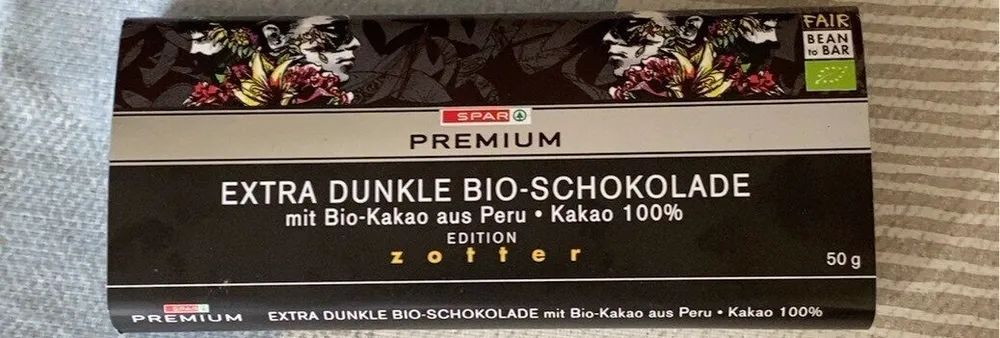 Extra dunkle bio schokolade