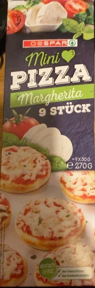 Mini pizza margherita