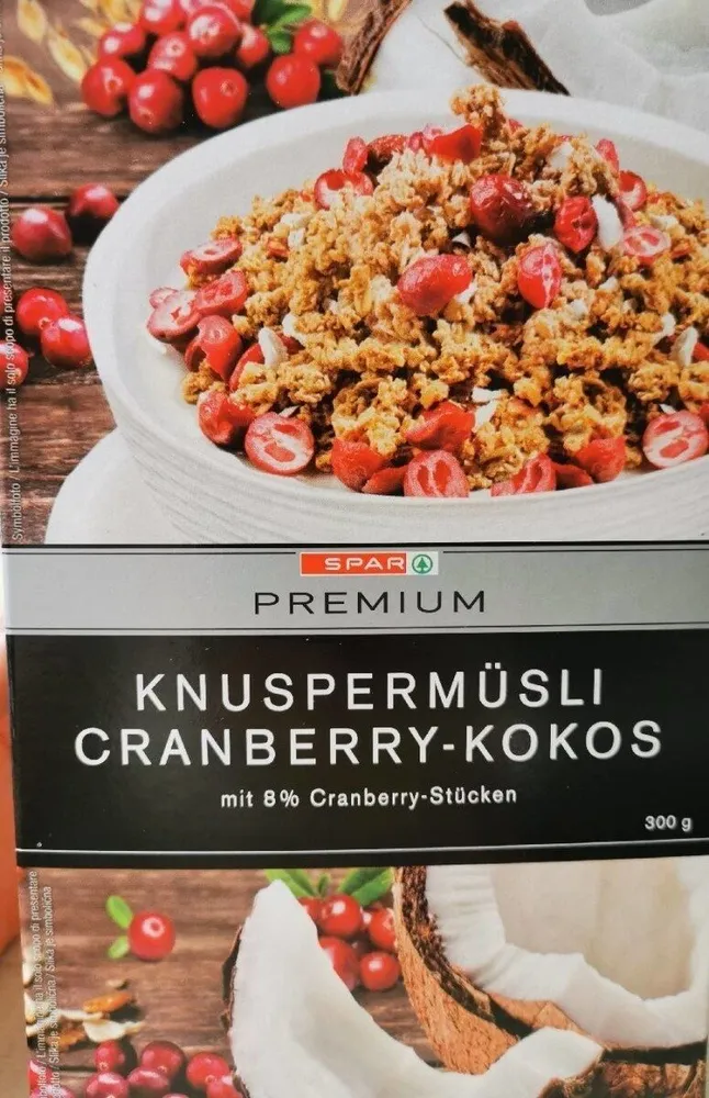 Knusper-musli cranberry kokos