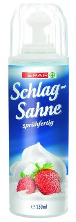Schlag-Sahne sprühfertig