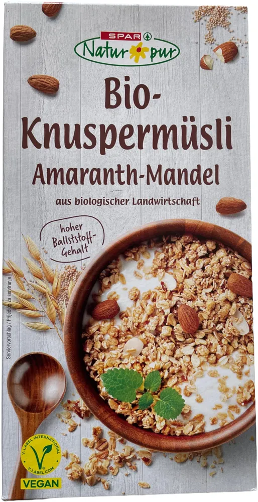 Bio-Knuspermüsli Amaranth-Mandel