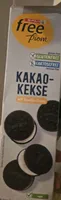 Kakao-Kekse mit Vanille-Creme