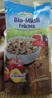 Bio-Müsli Früchte