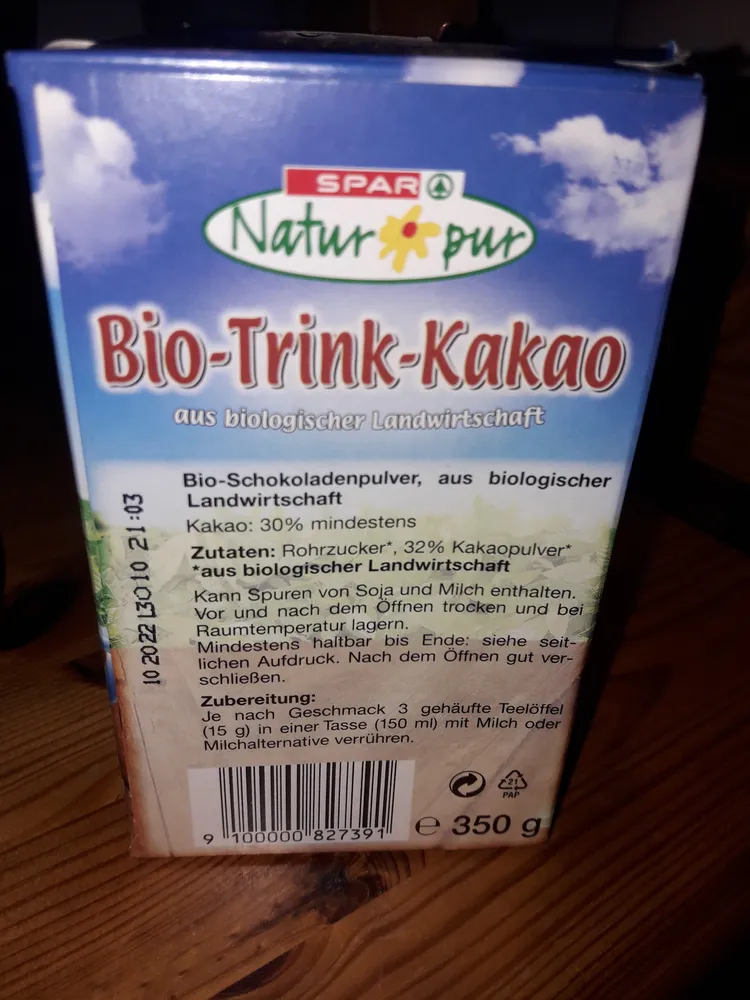 Bio-Trink-Kakao fettarm