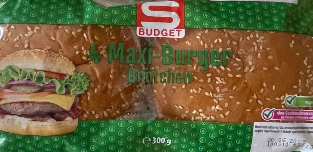 4 Maxi-Burger Brötchen