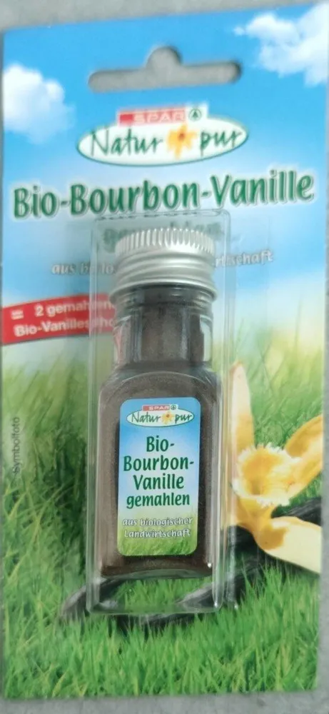 Bio-Bourbon-Vanille gemahlen